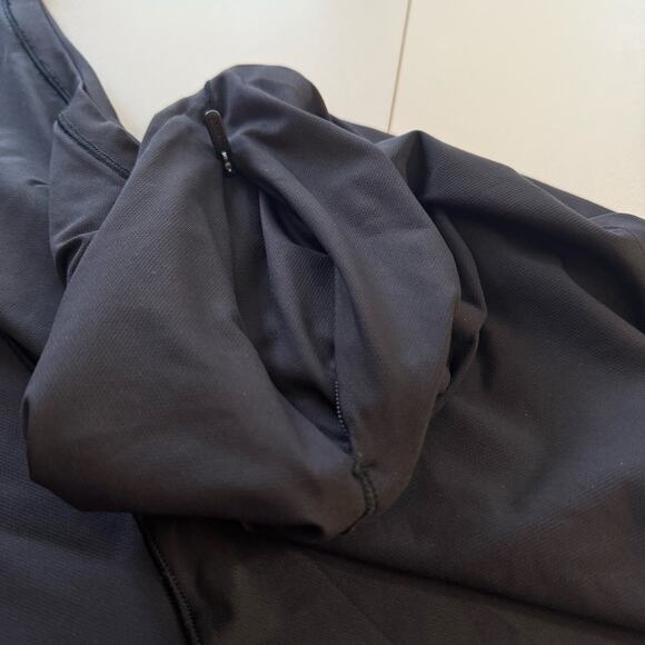 Athleta Sunchaser Black Tank Top Camisole Size L | Stretch Athletic Layer - Picture 5 of 8